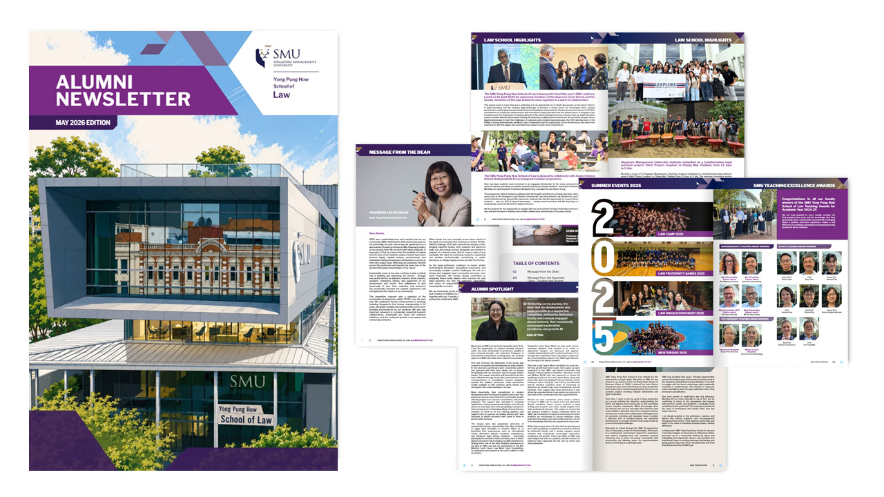 Yong Pung How School of Law Alumni Newsletter May 2026