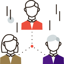 Icon for Interact with global faculty and leading practitioners